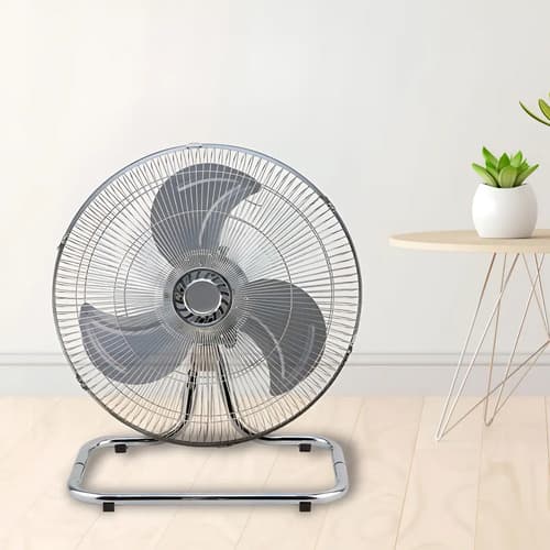 Ventilador 3 En 1 Metalico Lh-2877 Estructura Plateado Aspas 1.27 M 60 Plata