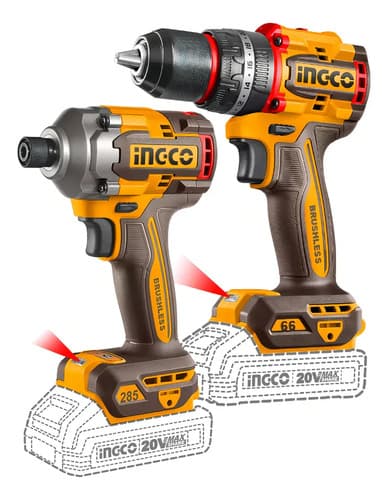 Kit Taladro Atornillador Percutor 66nm + Impacto Ckli20277