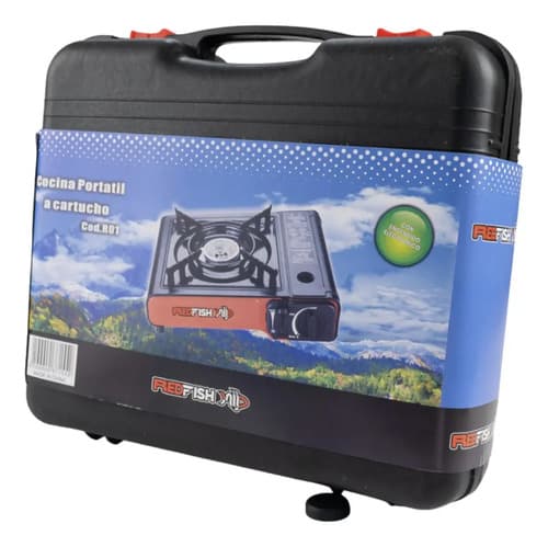 Anafe Cocina Portatil Grande Para Camping Caza Pesca Redfish