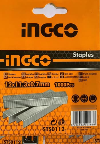 Grapas Ingco De 12 Mm , 3 Cajas De 1000 C/u