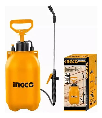 Pulverizador Fumigador Manual Lanza Mochila 8l Ingcohspp3082 Color Naranja