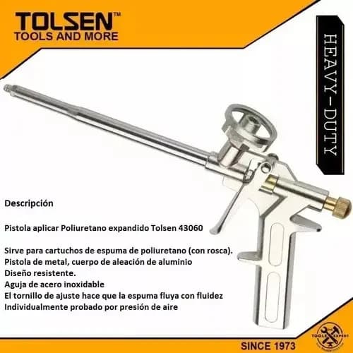 Pistola Aplicar Poliuretano Expandido Tolsen