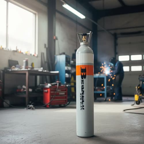 Solda Cilindro Tubo Co2, Mezcla O Argon Soldar, 4mts Cubicos Gris