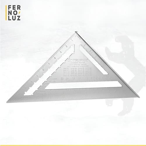 Escuadra De Aluminio Truper 12¨ Ideal Yesero Et-12a - Fc