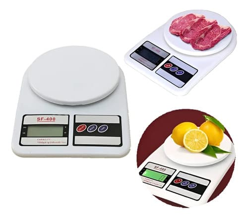 Balanza De Cocina Digital Genérica Sf-400 Blanca Blanco