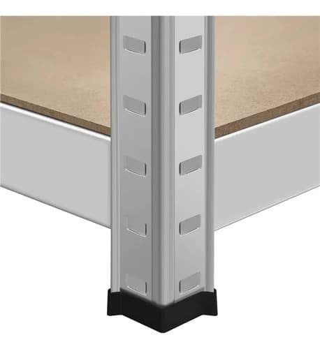 Estanterías Metálicas De Marco Mustang 5 Estantes Ajustables 40cm Galvanizado