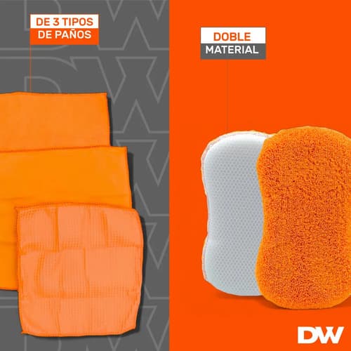 Aspiradora Tacho Polvo Y Agua Daewoo 15l 1000w + Accesorios Gris/naranja