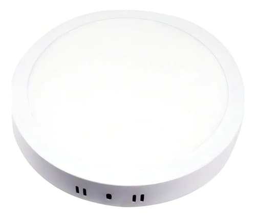 Plafón De Techo Panel Led 18w Circular 20cm Luz Fría Blanco