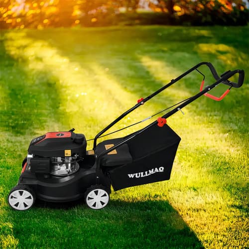 Cortacésped Nafta 406mm Wullmaq Qe41b 4 Ruedas Motor Ohv Bolsa 45l Negro