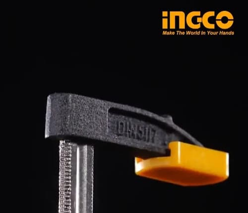 Prensa Sargento En F Industrial De 80 X 300mm. Ingco