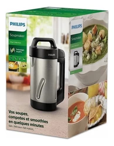 Sopera Philips Soup Maker Viva Collection Hr2203 1,2l Color Gris