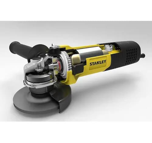 Amoladora Angular Stanley Sgs1045 115mm 1050w Amarillo 61 Hz