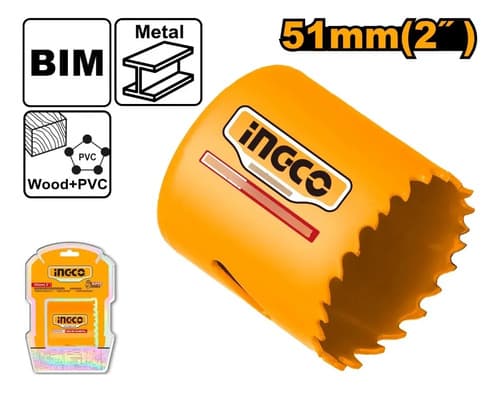 Mecha Copa Bimetalica Hss 51mm Para Metal/madera Ingco