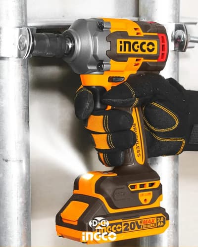 Llave De Impacto 850nm 20v P20s C 2bat+carg+valija Color Naranja Claro Frecuencia 50hz/60hz