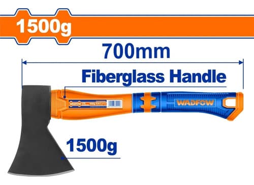 Hacha 1500g Mango Fibra De Vidrio Wadfow Whm6315