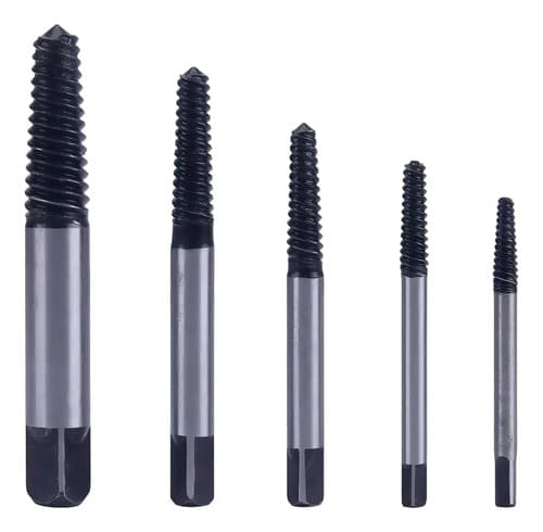 Kit Extractor De Tornillos Rotos Inserto Express 5 Piezas Acero