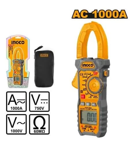 Pinza Amperimetrica Ca Cc Dcm100014 Ingco
