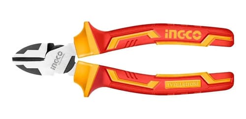 Alicate Pinza Corte Diagonal Ingco 6 160mm Dieléctrico 1000 Rojo/amarillo