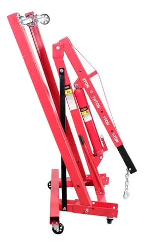 Pluma Hidráulica Plegable Automotriz Motor 2ton Hessen Pro