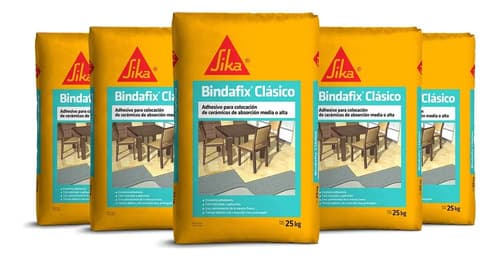 Adhesivo Para Cerámicas Sika Bindafix Clásico 25 Kg