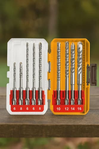 Kit 8 Piezas Mechas Para Rotomartillo Sds Plus Ingco
