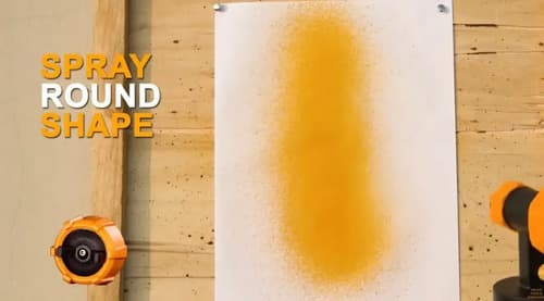 Pistola Rociadora Eléctrica Ingco De Aluminio Con Tacho De 800ml Amarillo
