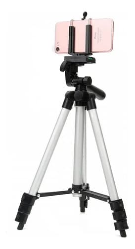 Tripode Profesional Celular 360 Pies De Goma + Estuche 130cm
