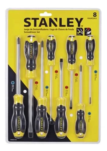 Juego De Destornilladores 8 Pzs Stanley Profesional -to