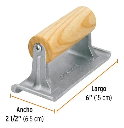 Llana P/bordes 15×6.5cm Truper Volt