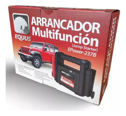 Cargador Arrancador Equus Epower-237b Negro 16000mah