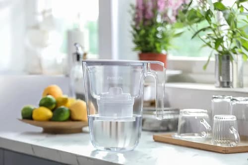 Jarra Purificadora De Agua Philips Con Timer 3.4l C/filtro Blanco
