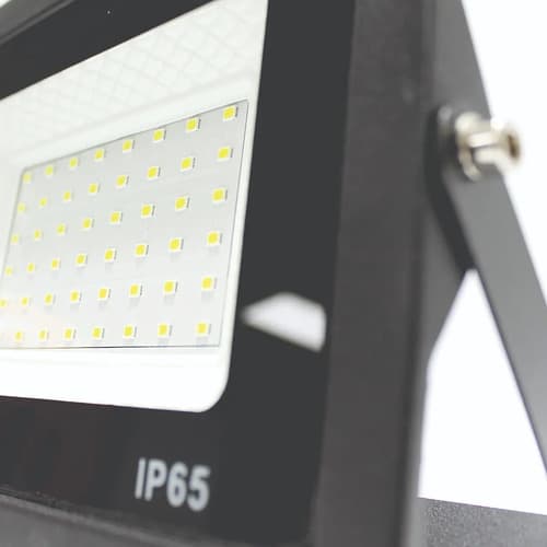 Reflector Led 50w Alta Potencia Ip66 Bajo Consumo Int Ext Color De La Carcasa Negro Color De La Luz Blanco Frío Negro Blanco Frío