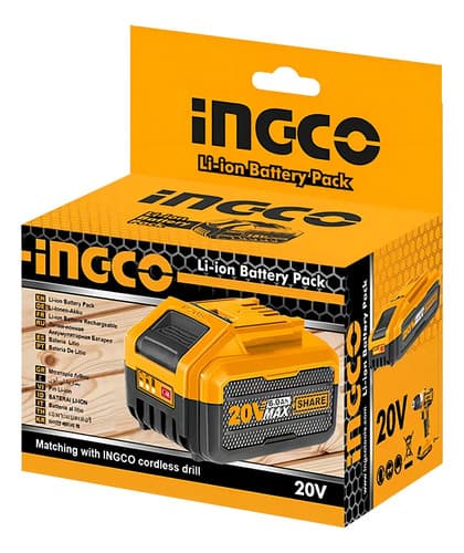 Batería De Iones De Litio Ingco 6.0ah 20v P20s Line