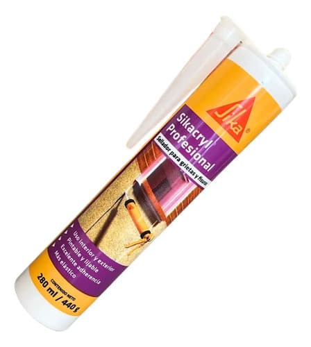 Sellador Sikacryl Profesional Grietas Cartucho X 280ml Sika