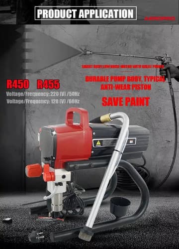 Equipo Pintar Airless Profesional Aeropro R450 1,2 Hp.
