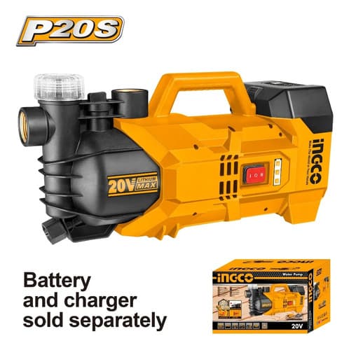 Motobomba A Bateria 20v 180w P20s Ingco Gwpli201801