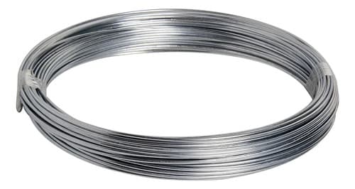 Alambre Galvanizado 16 Acero Plateado 20 Metros Cercos Jardinería