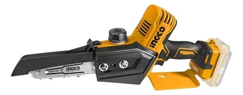 Mini Motosierra A Bateria P20s Ingco Cgsli2068 Anaranjado