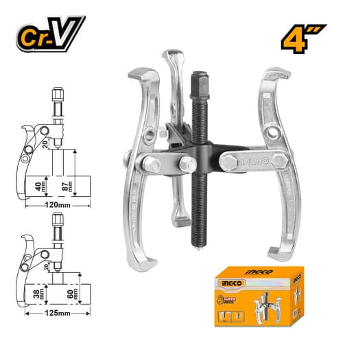 Extractor De Perno 4 3 Mandibulas Para 4 Ton Ingco Hgp08034