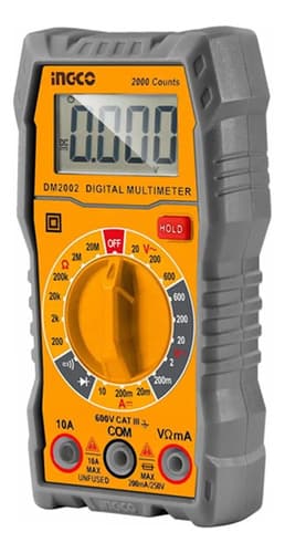 Set Ingco De Pinza Amp+ Multímetro+ Detector De Voltaje