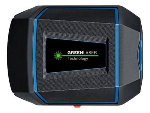 Láser Lineal Bosch Gll2xg Li Green Cross, Nivel 12 M, 2 Líneas, Batería Recargable Profesional Y Bolsa De Protección