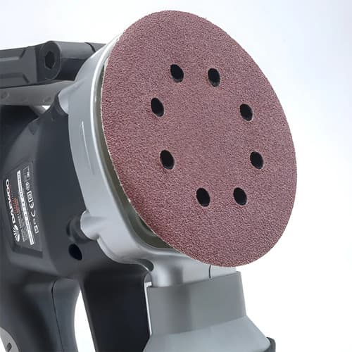 Lijadora Roto Orbital Daewoo 480w 50hz 125mm + 1 Lija Color Negro Frecuencia 50 Hz
