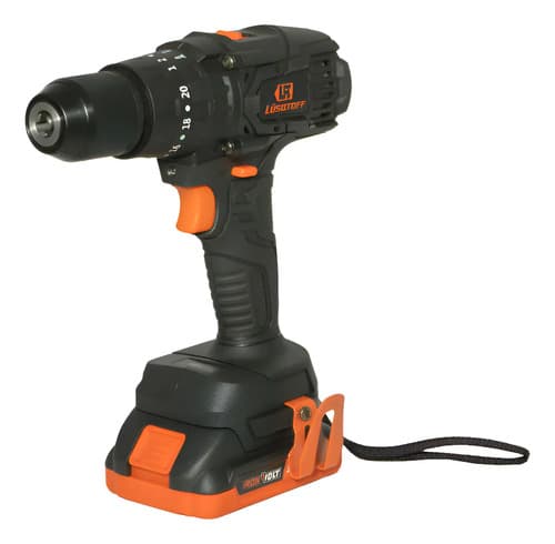 Taladro A Batería Con Percutor Lusqtoff Til80-9bk Color Negr Negro 50hz 60hz