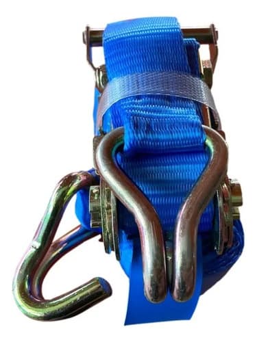 Catraca Azul Julio Hartwich 5000kg 50mm 4m Gancho Doble Alta Resistencia