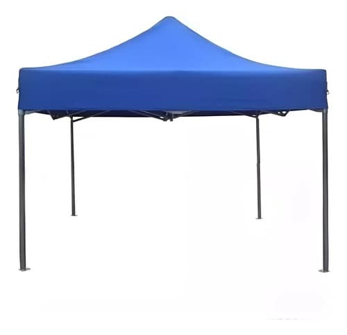 Gazebo 3x3 Reforzado, Impermeable Con Filtro Uv. Colores Azul