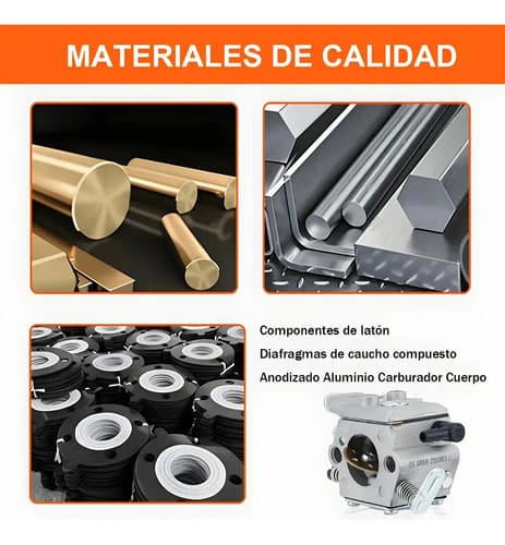 Carburador Motosierra 45083b 45/52cc Con Bombin