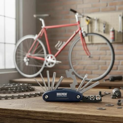 Pinza Multifunción 15 En 1 Para Bicicleta Bremen Azul Oscuro
