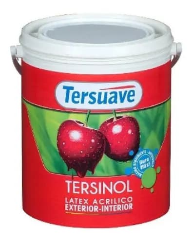 Tersuave Látex Acrílico Tersinol Blanco Mate Interior Exterior 4l