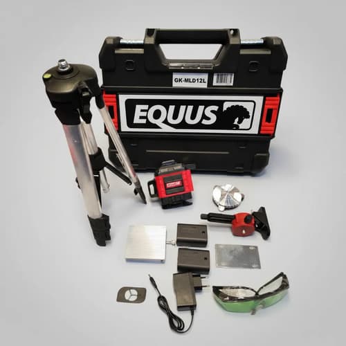 Nivel Laser Equus 12 Lineas Con 2 Baterias Recarg + Tripode