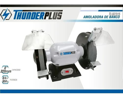 Amoladora De Banco Thunderplus 550w 200mm + Discos